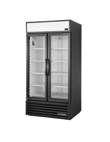 Vitrine positive libre service 2 portes True 991L noire GDM-35-HC~TSL01