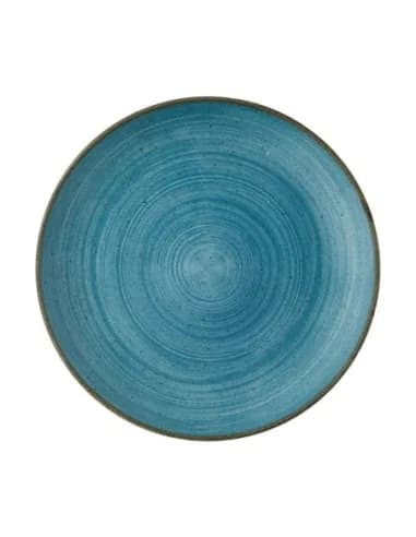 Assiettes rondes Churchill Stonecast Raw Evolve Teal 260mm (Lot de 12)