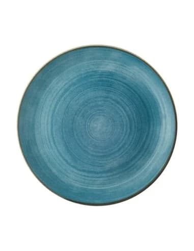 Assiettes rondes Churchill Stonecast Raw Evolve Teal 285mm (Lot de 12)
