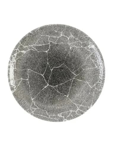 Assiettes rondes Churchill Studio Prints Kintsugi Quartz Black 288mm (Lot de 12)
