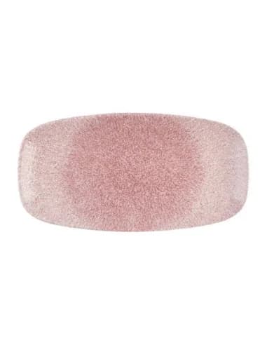 Assiettes oblongues Churchill Studio Prints Raku Rose Quartz Pink No. 3 (153 x 298mm) (Lot de 6)