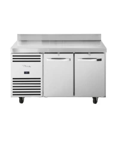 Table réfrigéree positive 2 portes GN 1/1 avec dosseret True TCR1/2