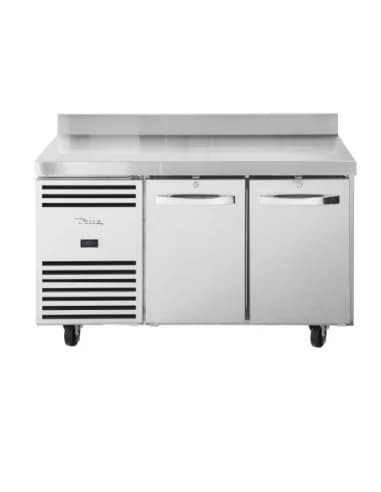 Table réfrigéree négative 2 portes GN 1/1 avec dosseret True TCF1/2