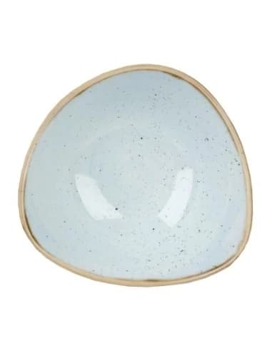 Bols triangulaires Churchill Stonecast Duck Egg Lotus 153mm (Lot de 12)