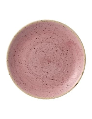 Assiettes rondes Petal Stonecast Pink 165mm (Lot de 12)