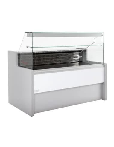 Comptoir de service réfrigéré gris Zoin Tibet 1500mm