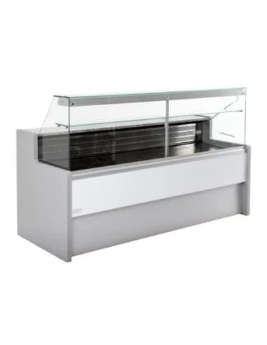 Comptoir de service réfrigéré gris Zoin Tibet 2000mm