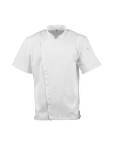 Veste de cuisinier Ă manches courtes Chef Works Cannes XXL