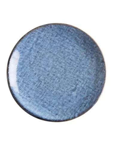 Assiettes plates Olympia Denim Blue 180 mm (lot de 6)