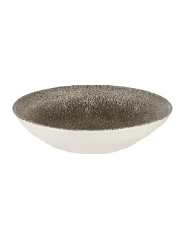 Assiettes coupe ronde Churchill Studio Prints Raku Quartz Black 182mm (Lot de 12)