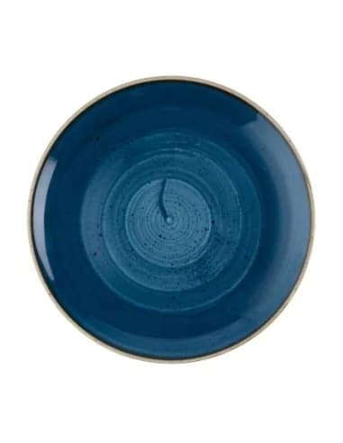 Assiettes rondes Churchill Stonecast Java Blue Evolve 260mm (Lot de 12)