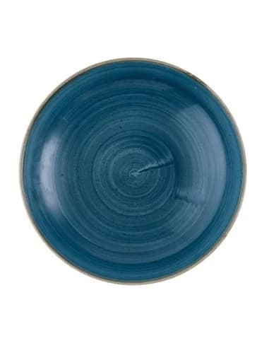 Assiettes coupe ronde Churchill Stonecast Java Blue Evolve 247mm (Lot de 12)