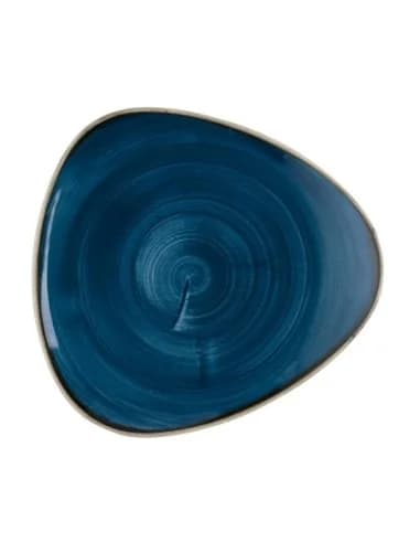 Bols triangulaires Churchill Stonecast Java Blue Lotus 152mm (Lot de 12)