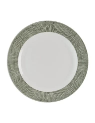 Assiettes classiques Churchill Bamboo Ceramic Spinwash Alpine 305mm (Lot de 12)