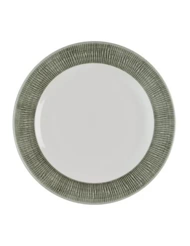 Assiettes classiques Churchill Bamboo Ceramic Spinwash Alpine 273mm (Lot de 12)