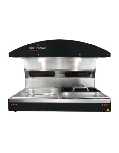 Station de maintien au chaud avec 2 bacs GN 2/3 Hotstation 2 Grillomax 3D 2000W