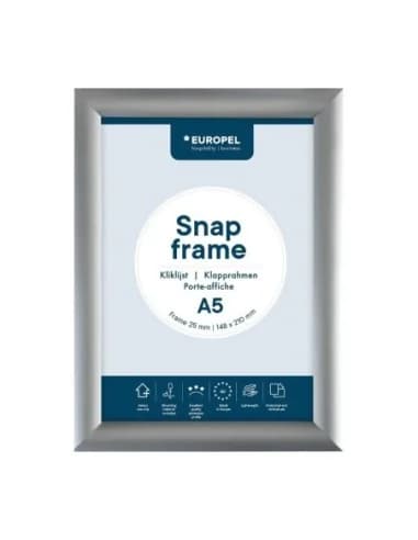 Cadre clipsable en aluminium Europel A5 25mm