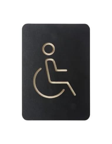 Plaque signalétique noire Europel PMR