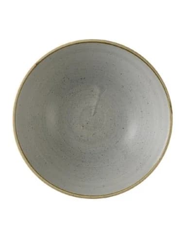Assiettes creuses rondes Churchill Stonecast Grey 180mm (Lot de 6)