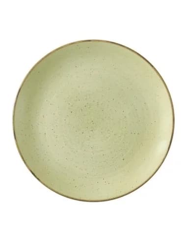 Assiettes avec rebord Churchill Stonecast Raw Green Evolve 165mm (Lot de 12)