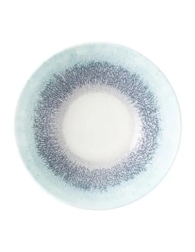 Assiettes creuses coupe ronde Churchill Studio Prints Fusion Blue 178mm (Lot de 6)