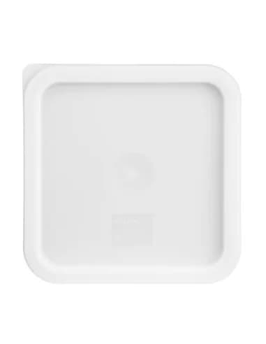 Couvercle carré blanc moyen Hygiplas