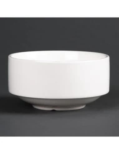 Bols à soupe empilables Olympia Lumina 400ml (Lot de 6)