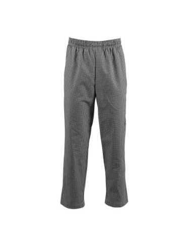 Pantalon de cuisine Whites Easyfit Ă petits carreaux noirs XS