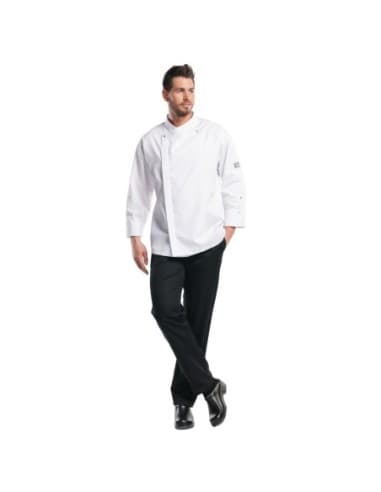 Pantalon de cuisine mixte Chaud Devant Nero noir 38