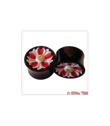 RED CHERRY FLOWER(corne de buffle)