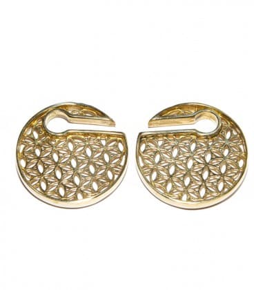 FLOWER OF LIFE DISC (laiton) ***PRIX A L'UNITE