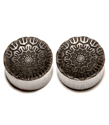 FLOWER CONCAVE LASER (ébène)
