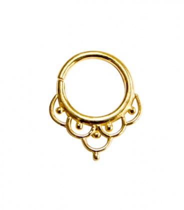 SEPTUM N° 4 - ARGENT PLAQUE OR -1,2 mm-