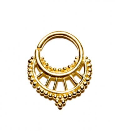 SEPTUM N° 2 - ARGENT PLAQUE OR -1,2 mm-
