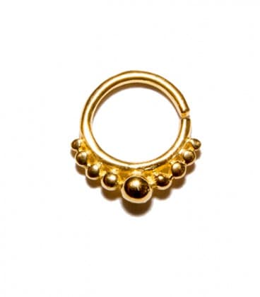 SEPTUM N° 5 - ARGENT PLAQUE OR -1,2 mm-