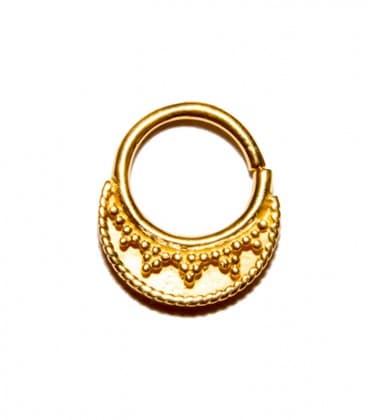 SEPTUM N° 8 - ARGENT PLAQUE OR -1,2 mm-