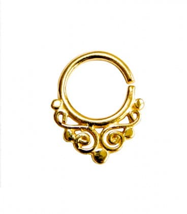 SEPTUM N° 11 - ARGENT PLAQUE OR -1,2 mm-