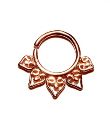 SEPTUM N°23 - ARGENT PLAQUE OR ROSE - 1,2mm ***SOLDE !!