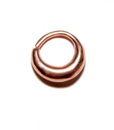 SEPTUM N° 24 -ARGENT PLAQUE OR ROSE - 1,2mm ***SOLDE !!