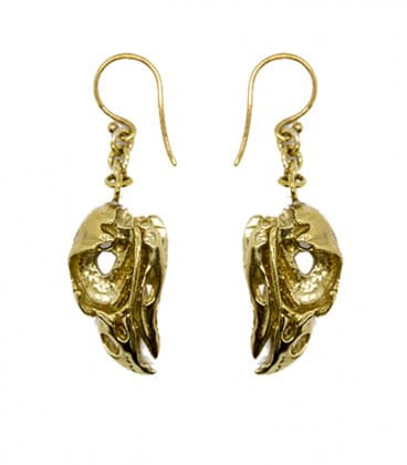 OPEN BIRD SKULL (grand modele) 22g la paire
