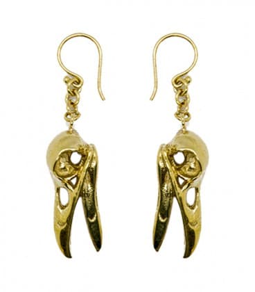 BIRD SKULL (16g la paire) OPEN BEAK - VENDUES PAR PAIRE