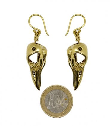 BIRD SKULL (laiton,16g la paire) - VENDUES PAR PAIRE