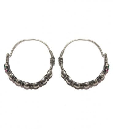 BOUCLES D'OREILLES ANCIENNES TRIBALES( INDE)