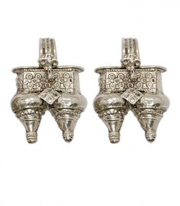 BOUCLES D'OREILLES ANCIENNES TRIBALES( INDE)