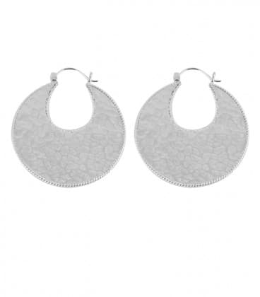 ESSAOUIRA (LAITON PLAQUE ARGENT) by Sandrine Heches - (VENDUES A LA PAIRE)