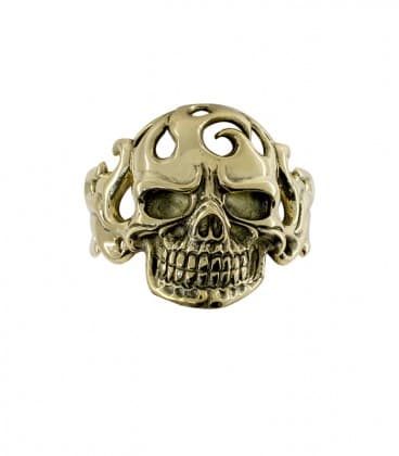 TETE DE MORT - BRACELET LAITON ****DERNIERE PIECE