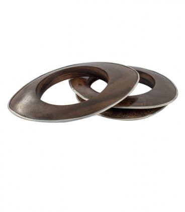 BRACELET BOIS ET ARGENT (PETITE TAILLE,POIGNET FIN)