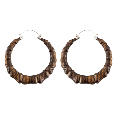 BAMBOO by S.HECHES- GRAND MODELE- (ARGENT ET BOIS)