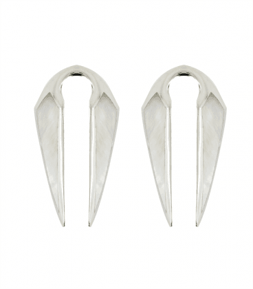 POIDS LAITON PLAQUE ARGENT ET NACRE (modèle long)