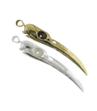 PENDENTIFS CRANE OISEAU (laiton et laiton plaqué argent)